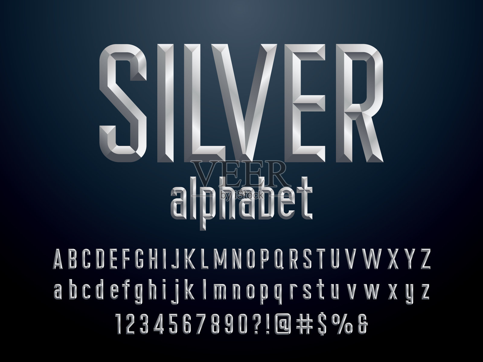 凿的字体插画图片素材