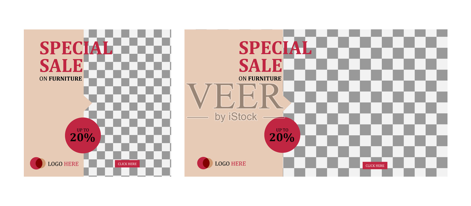 家具横幅社交媒体和网站模板设计模板素材