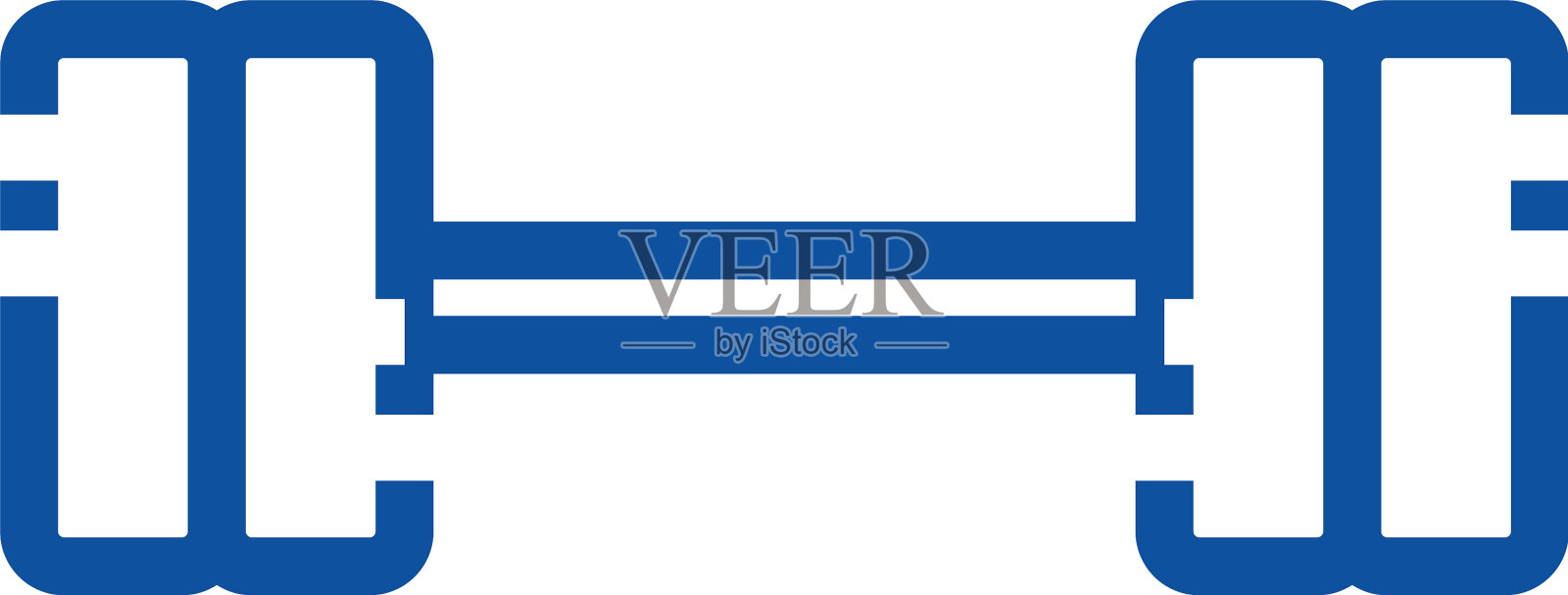 孤立的健身房重量线设计设计元素图片