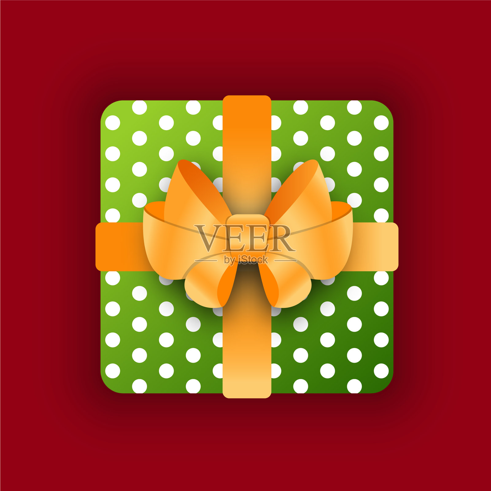 特别场合的礼物，如生日或圣诞节插画图片素材