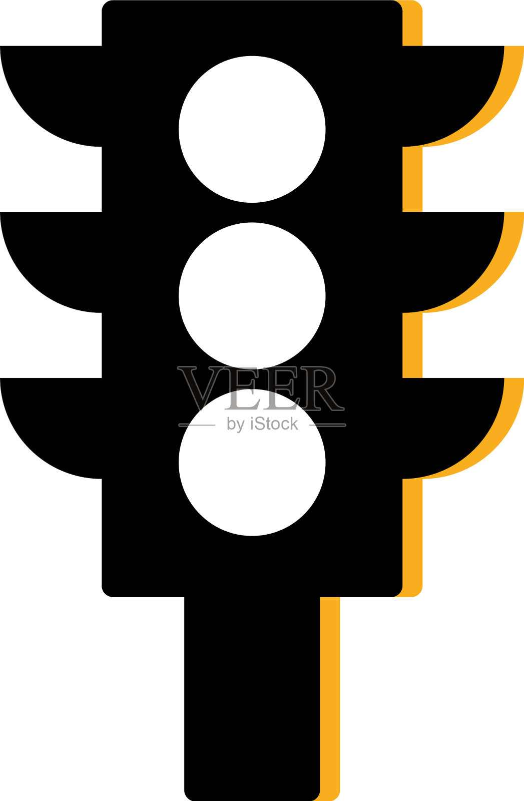 红绿灯道路平坦形象设计元素图片