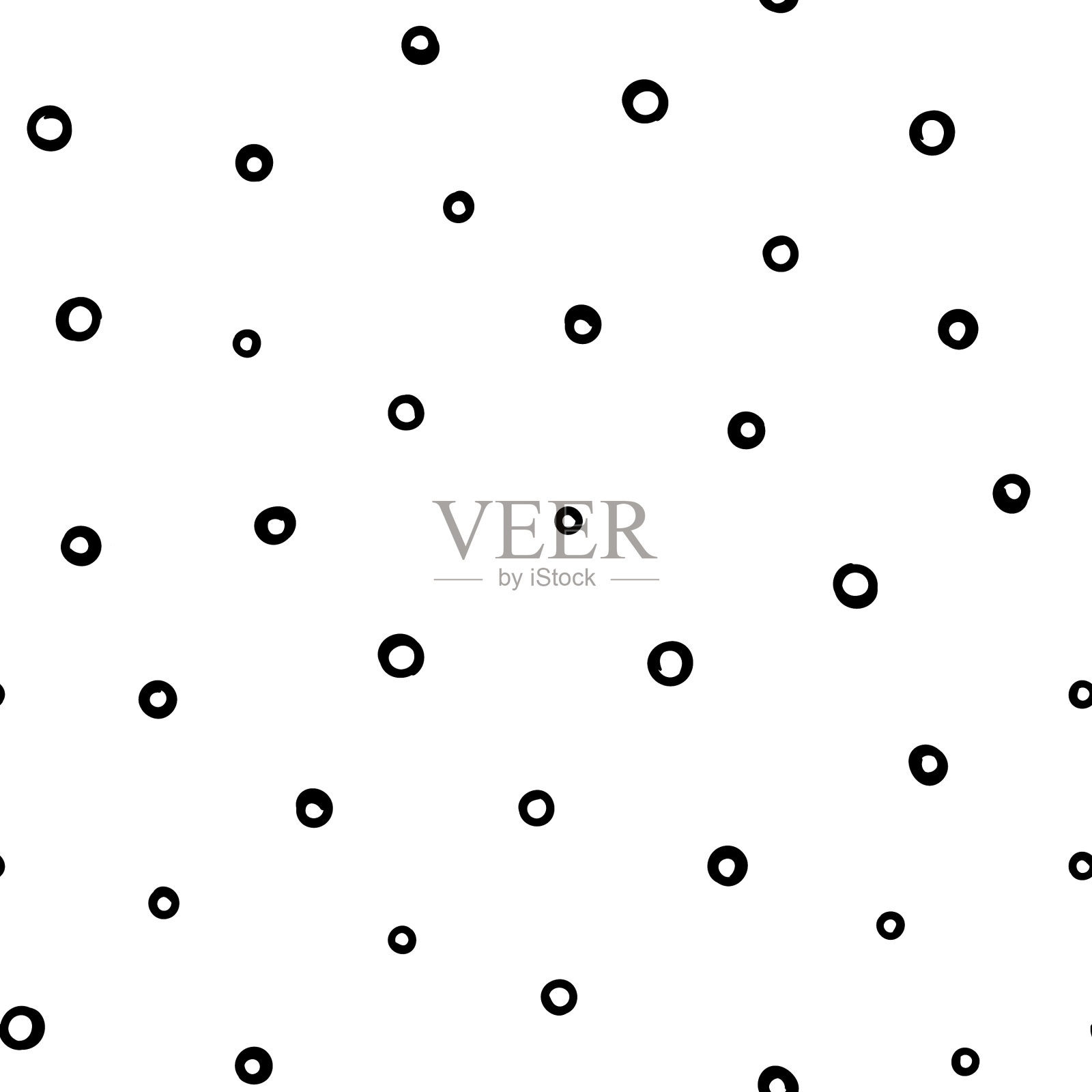 手绘圆图案插画图片素材