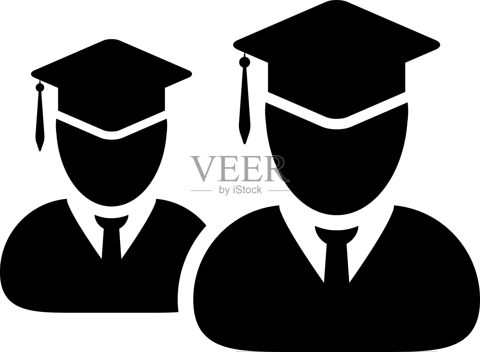 大学偶像男群学生人插画图片素材