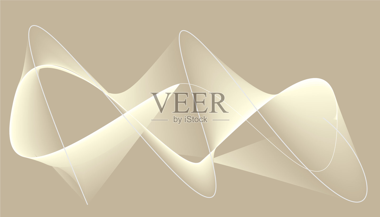 使用曲线的抽象模板插画图片素材