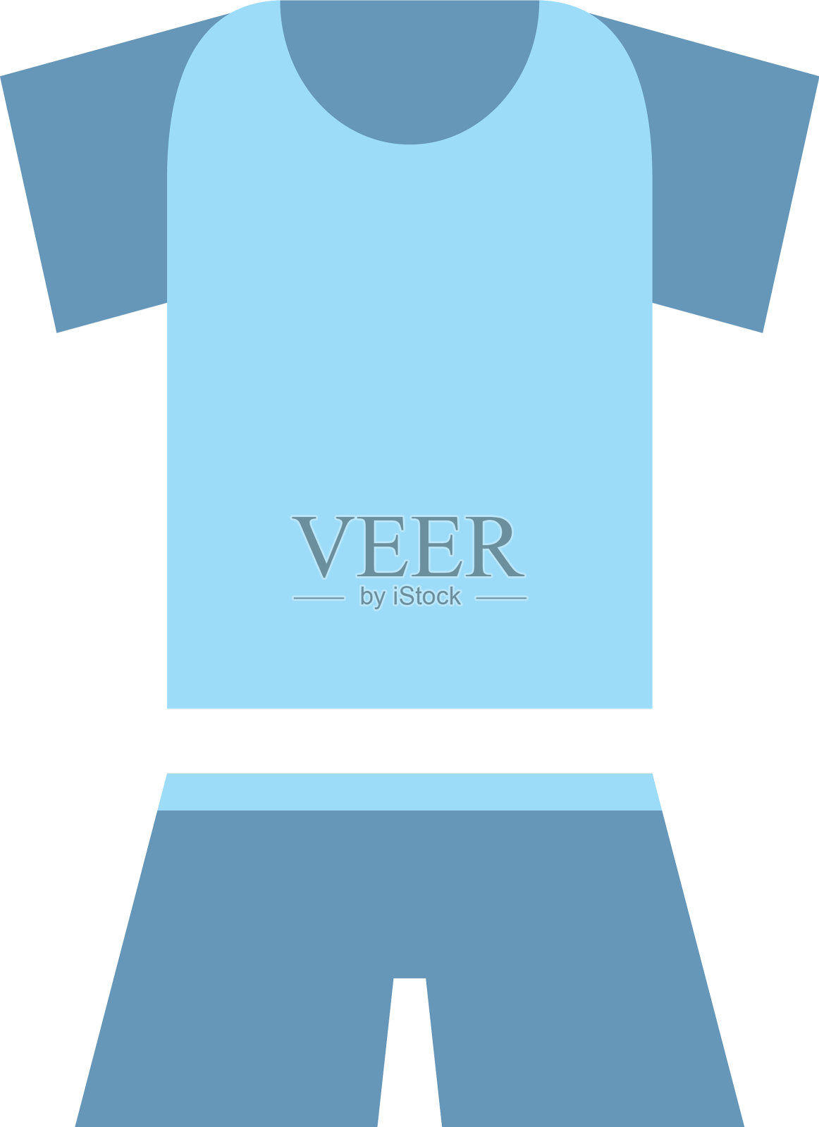 孤立的健身房男性服装图标平面设计设计元素图片