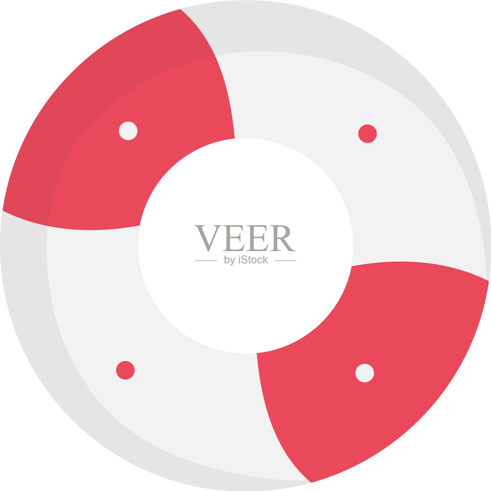 夏季救生员浮充式图标素材