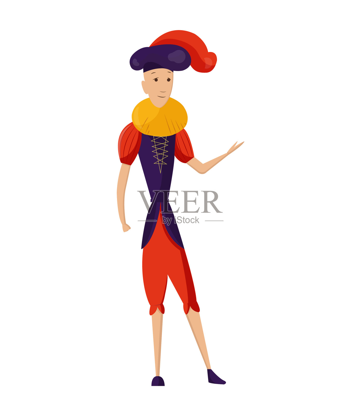 文艺复兴时期的服饰中人物的特点设计元素图片