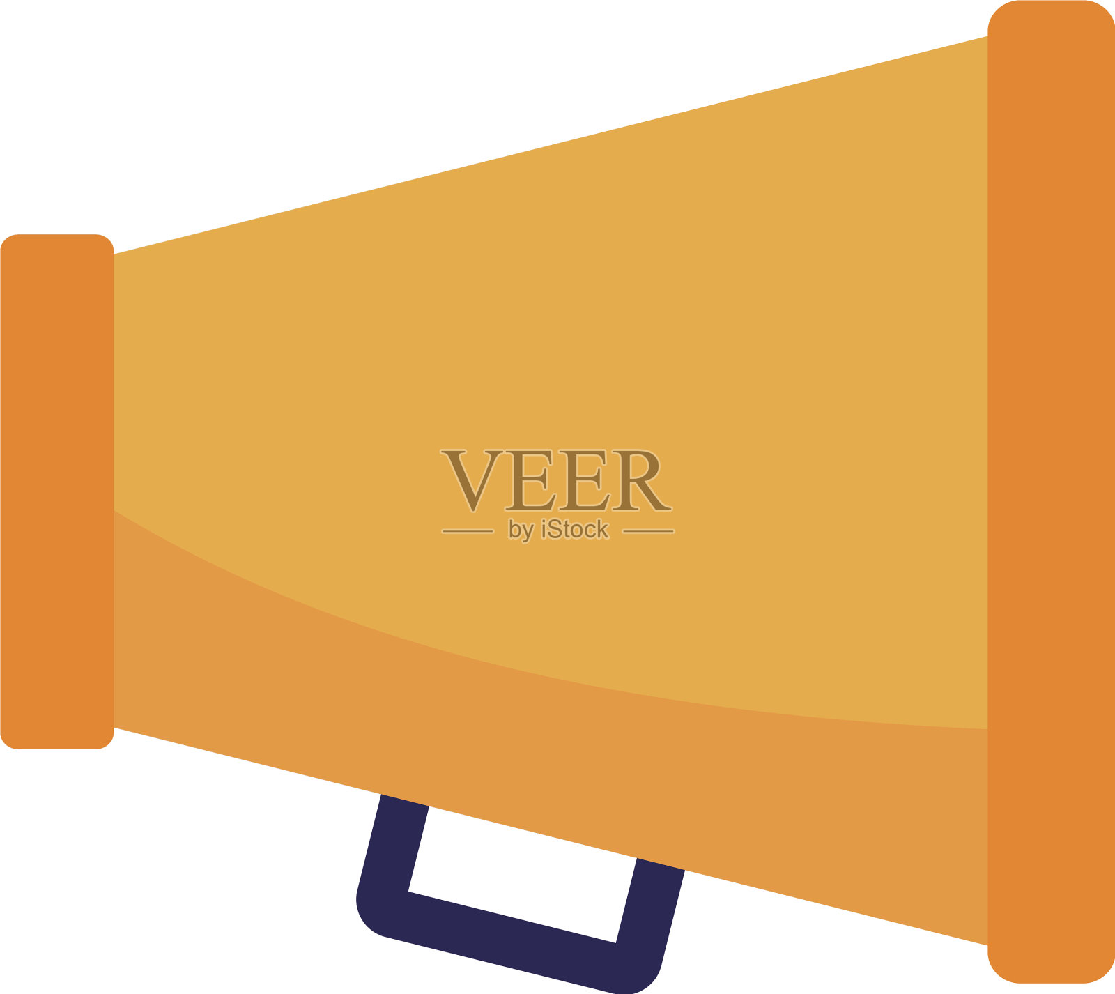 扩音器音响设备隔离图标设计元素图片