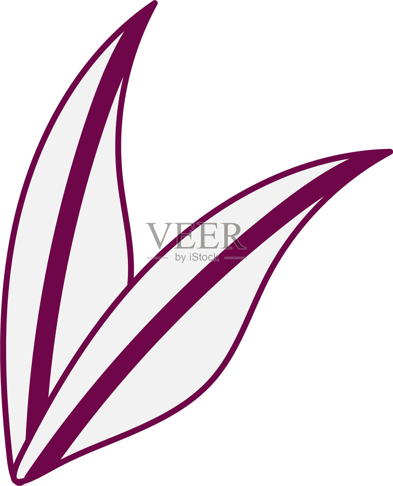 生态叶植物孤立图标设计元素图片