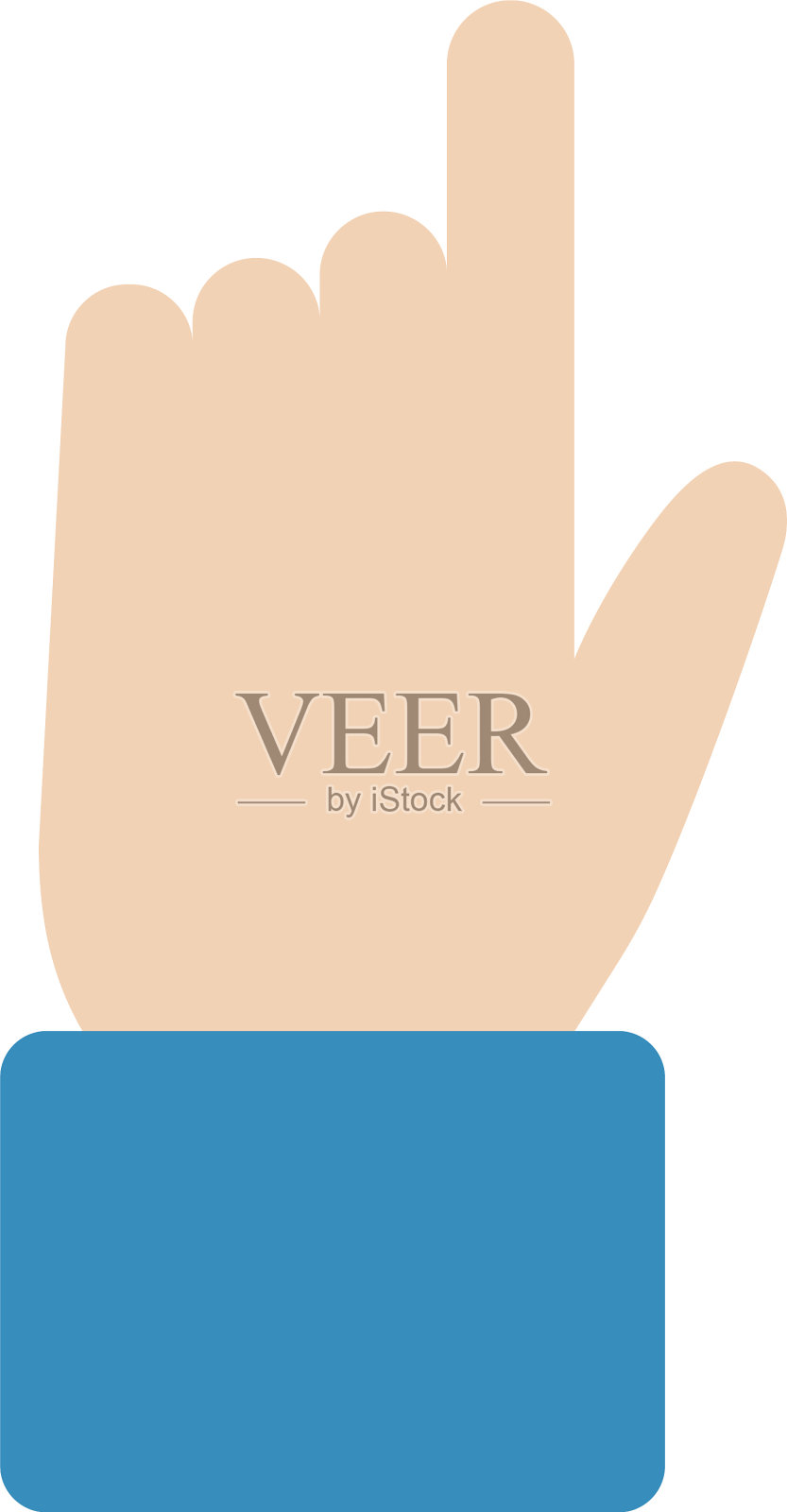 孤立的手势图标设计图标素材