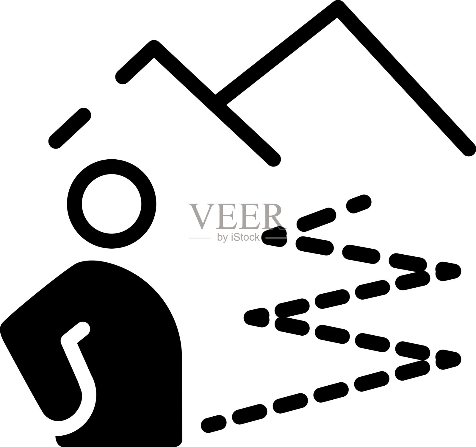 距离插画图片素材