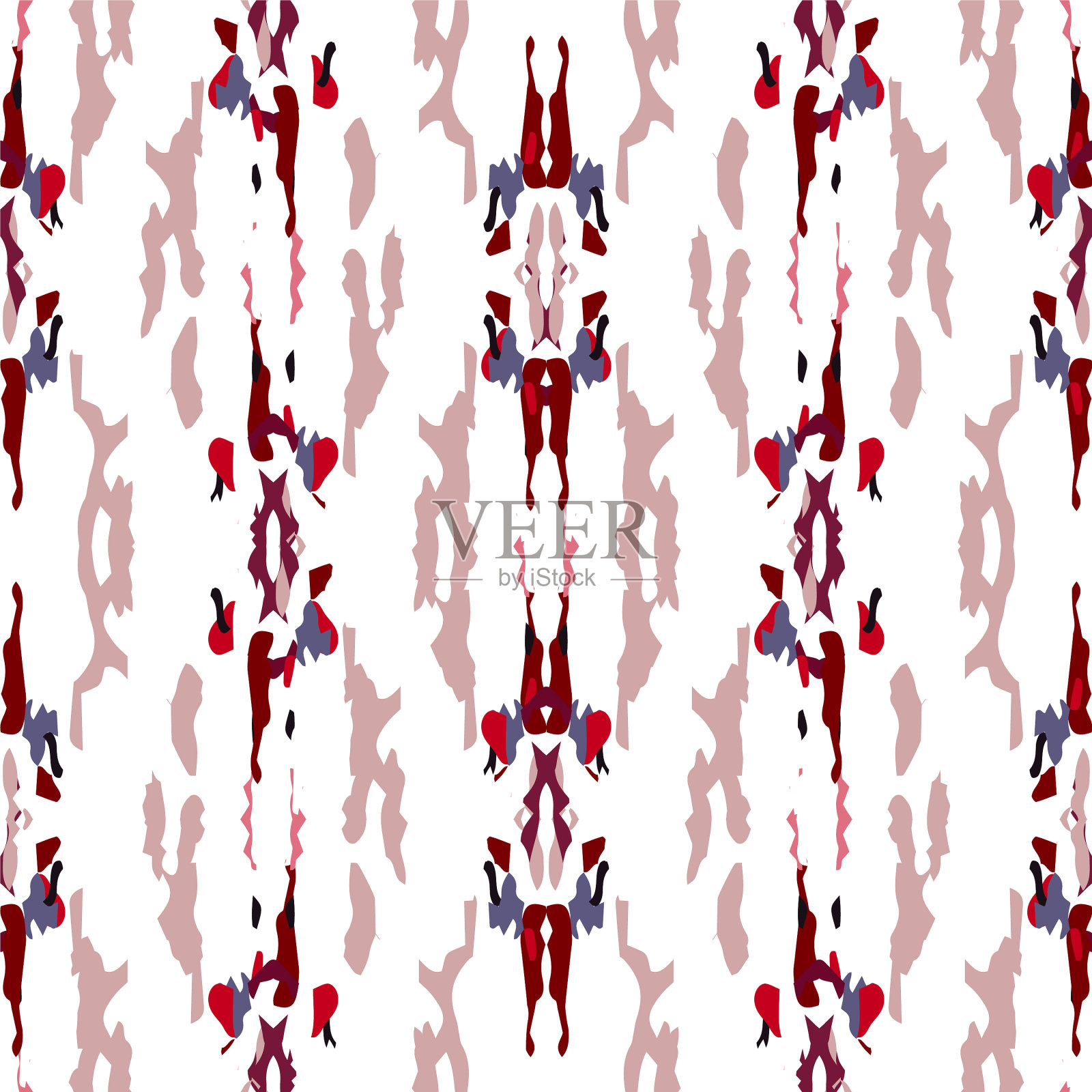 油漆纹理shibori染色无缝插画图片素材