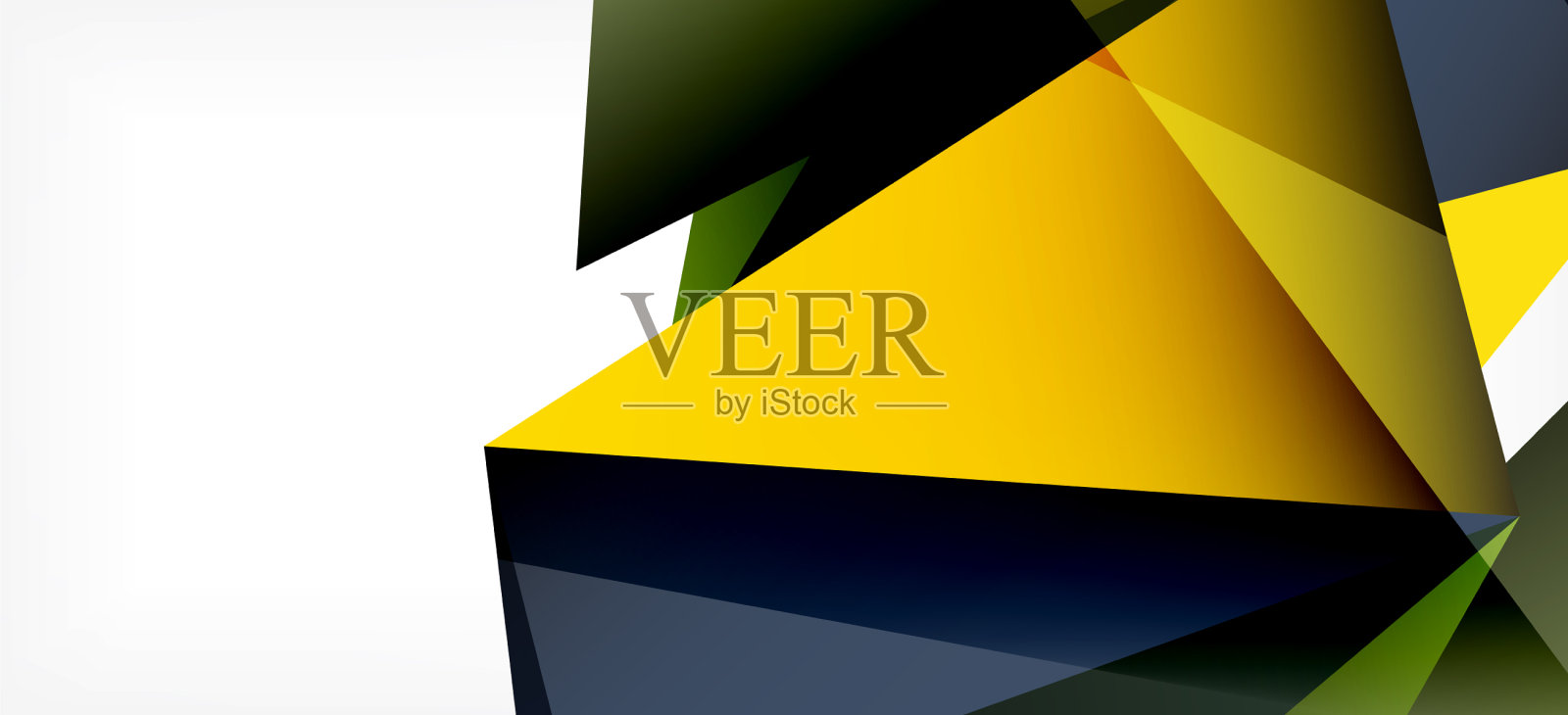 三角形几何背景在时尚的风格上插画图片素材