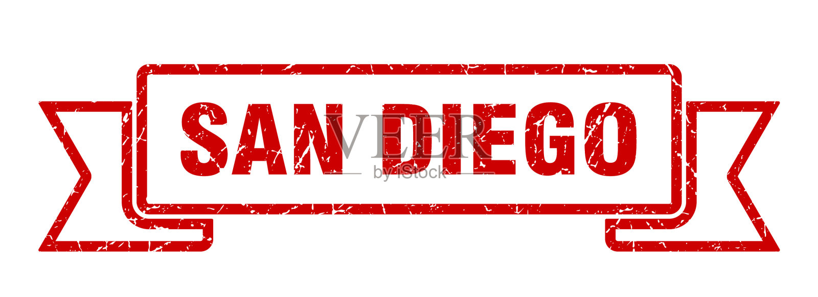 圣地亚哥红丝带圣地亚哥垃圾摇滚乐队标志插画图片素材