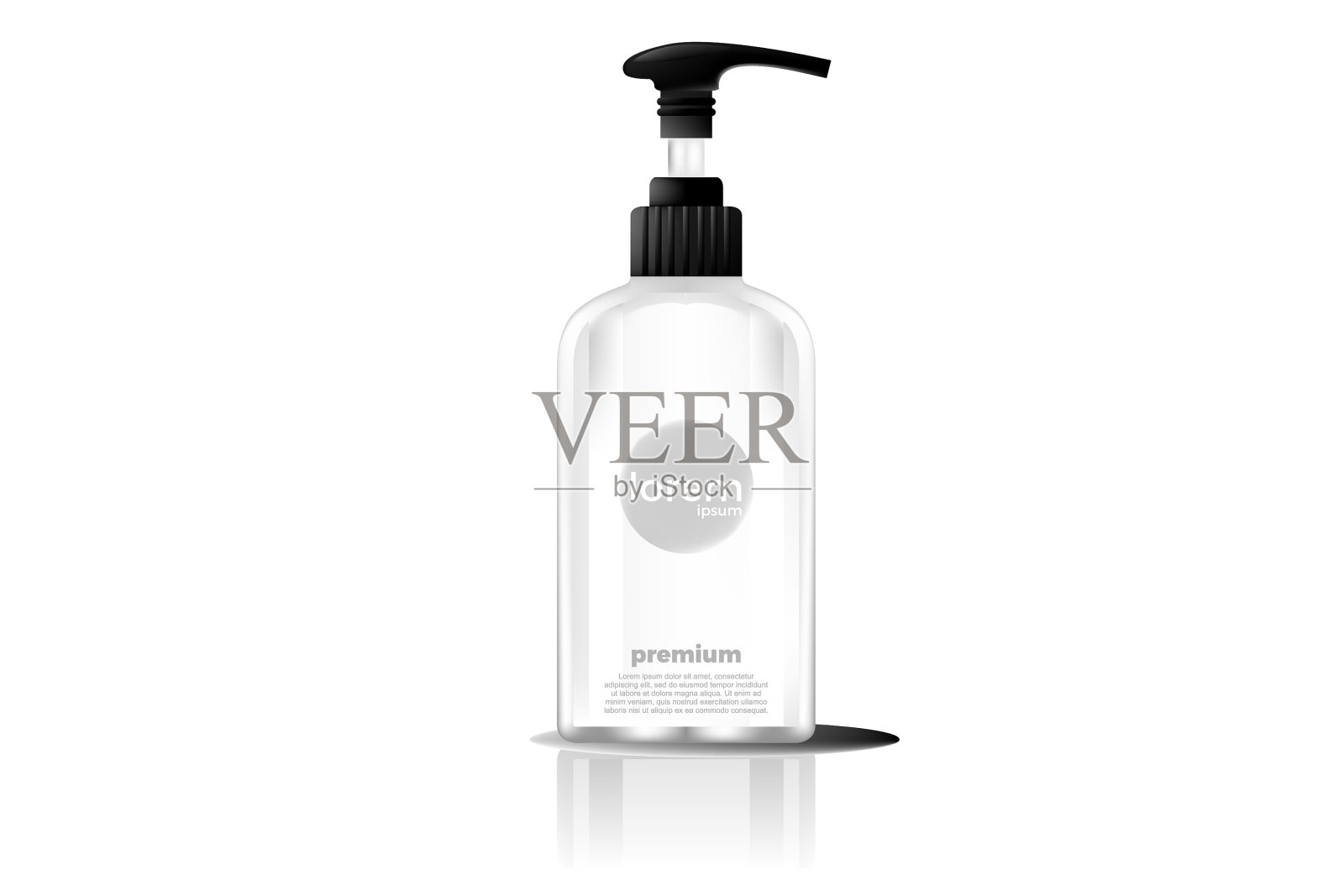 化妆品包装模型插画图片素材