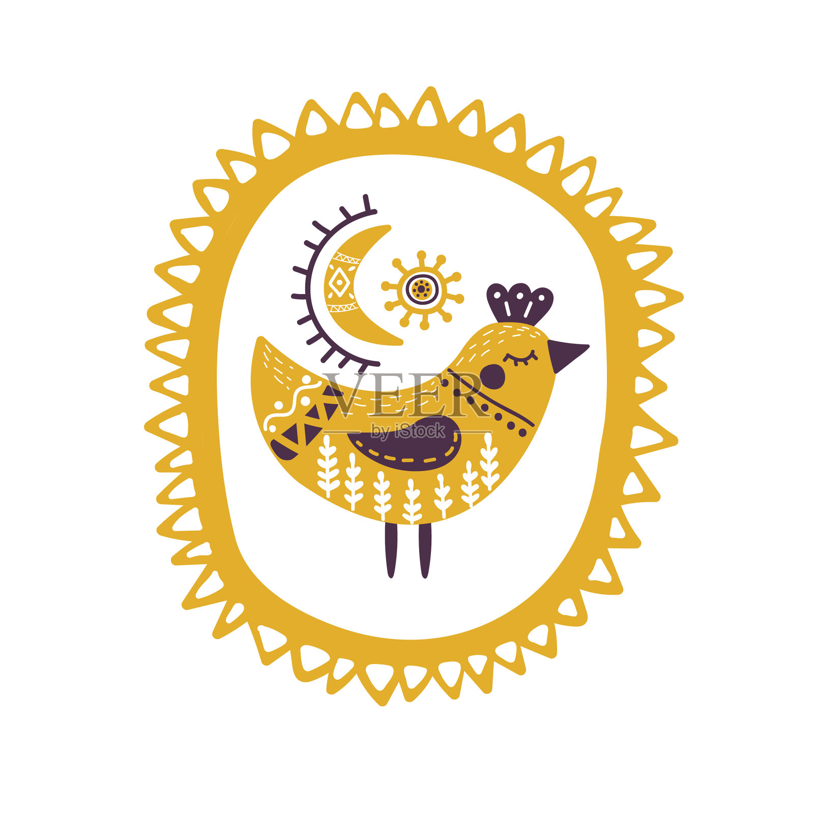 民间艺术鸟平设计元素图片