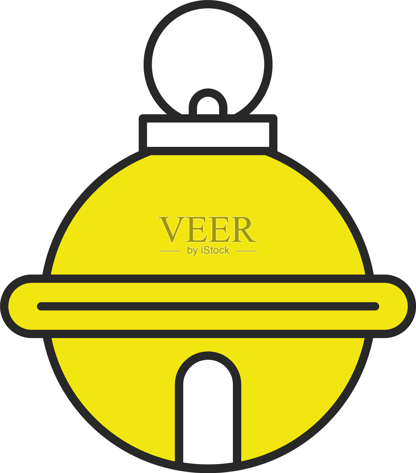 圣诞快乐球挂饰插画图片素材