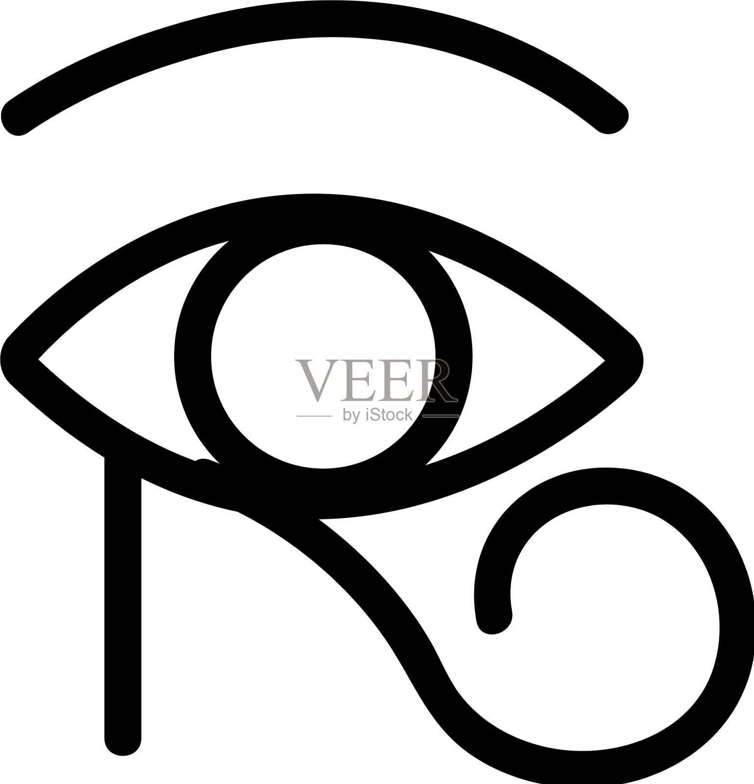 魔术标志图标孤立轮廓符号设计元素图片