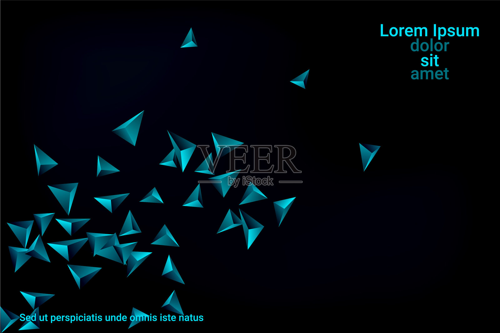 三角形的背景插画图片素材