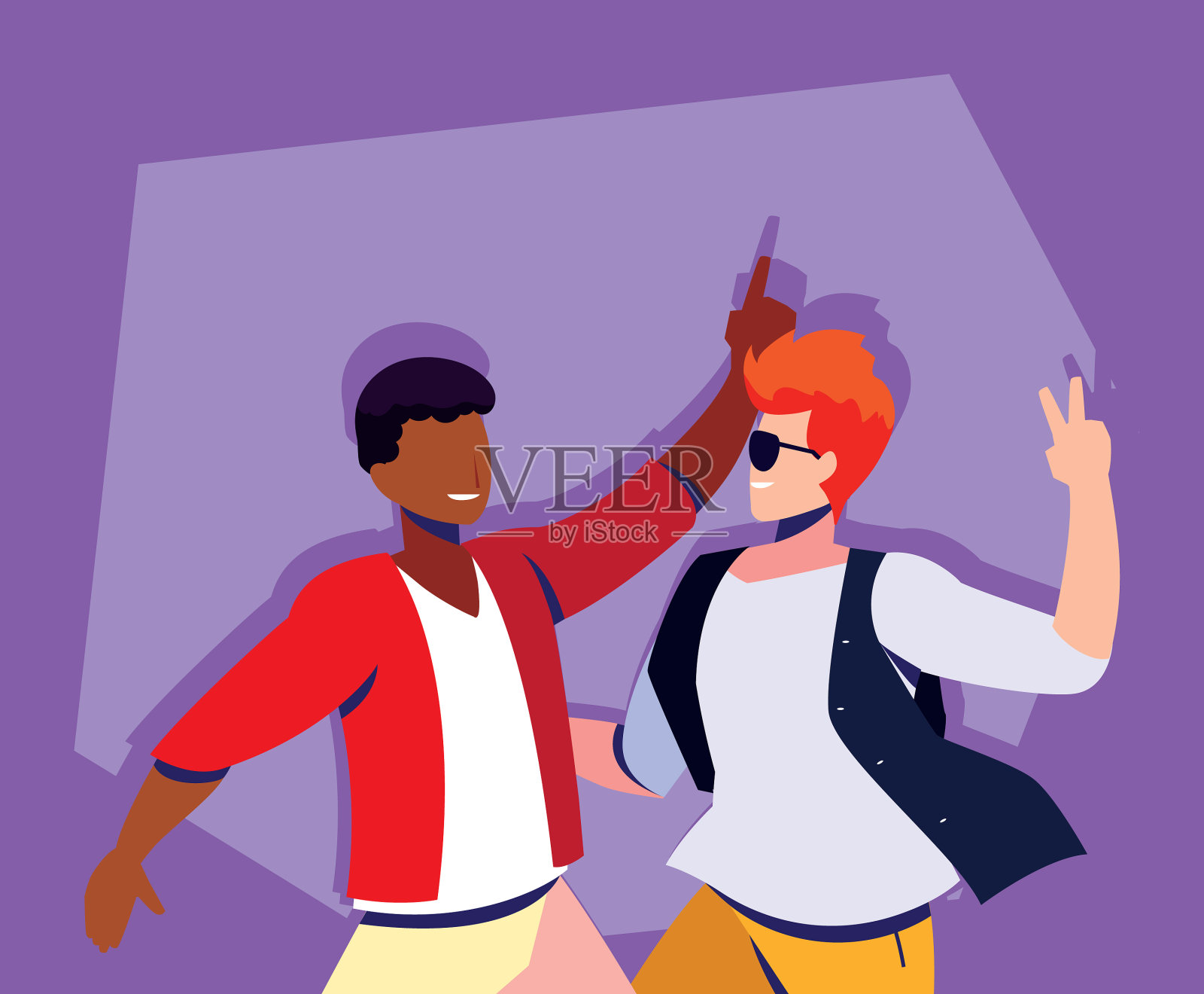 现场男舞者在舞会摆姿势跳舞俱乐部设计元素图片