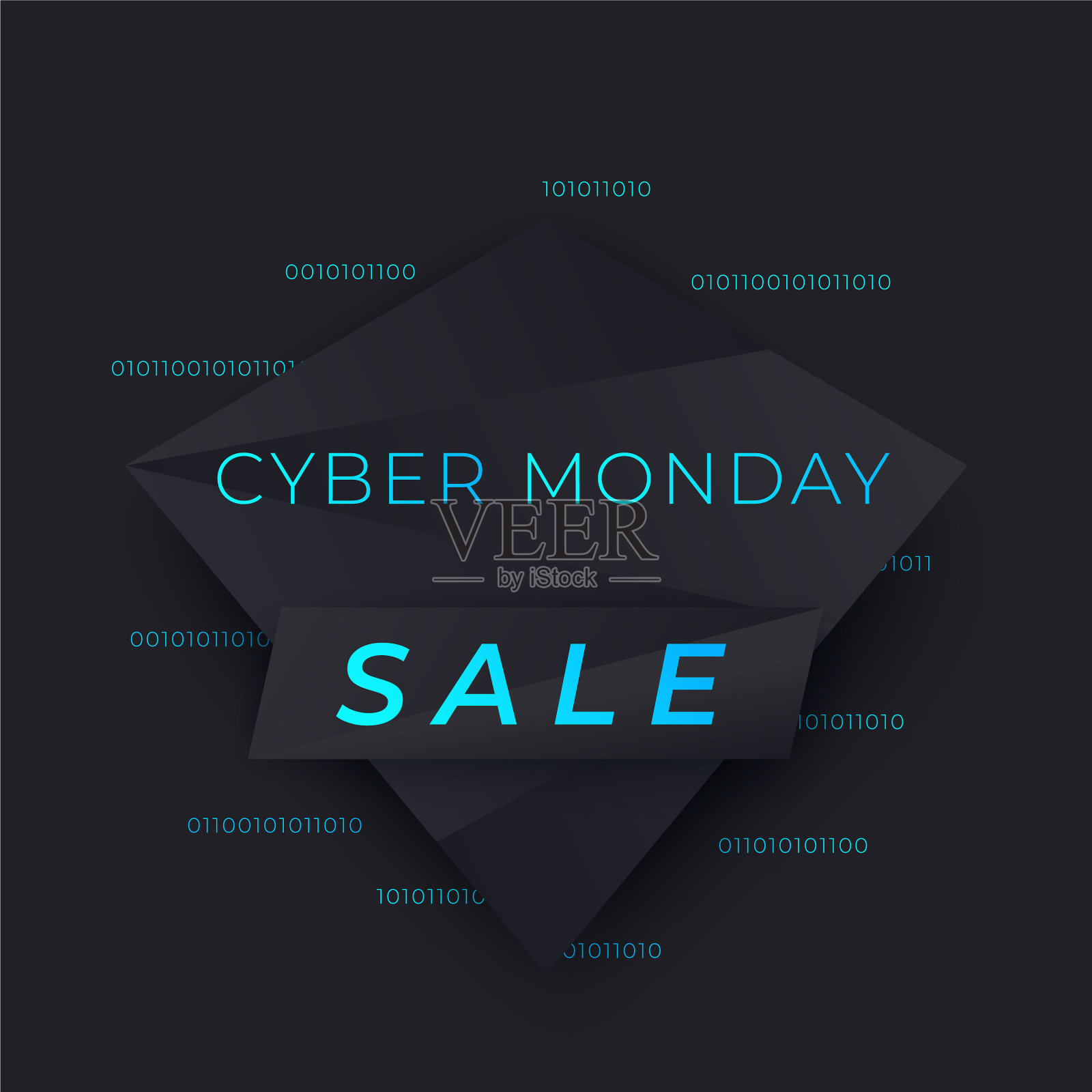 网络星期一促销标语插画图片素材