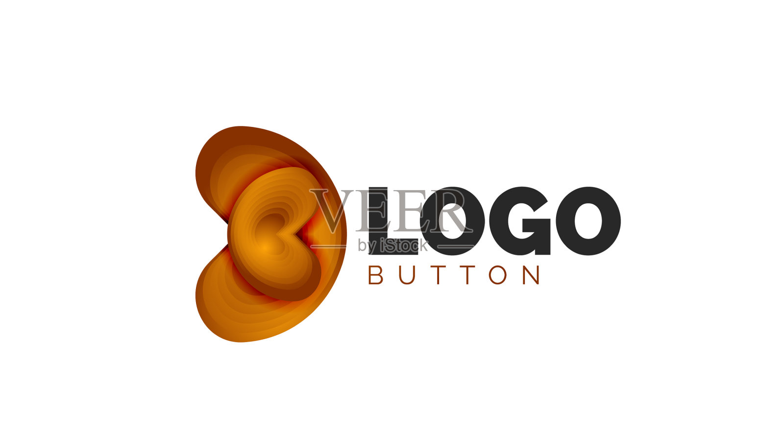 抽象圆形标志模板最小图标素材