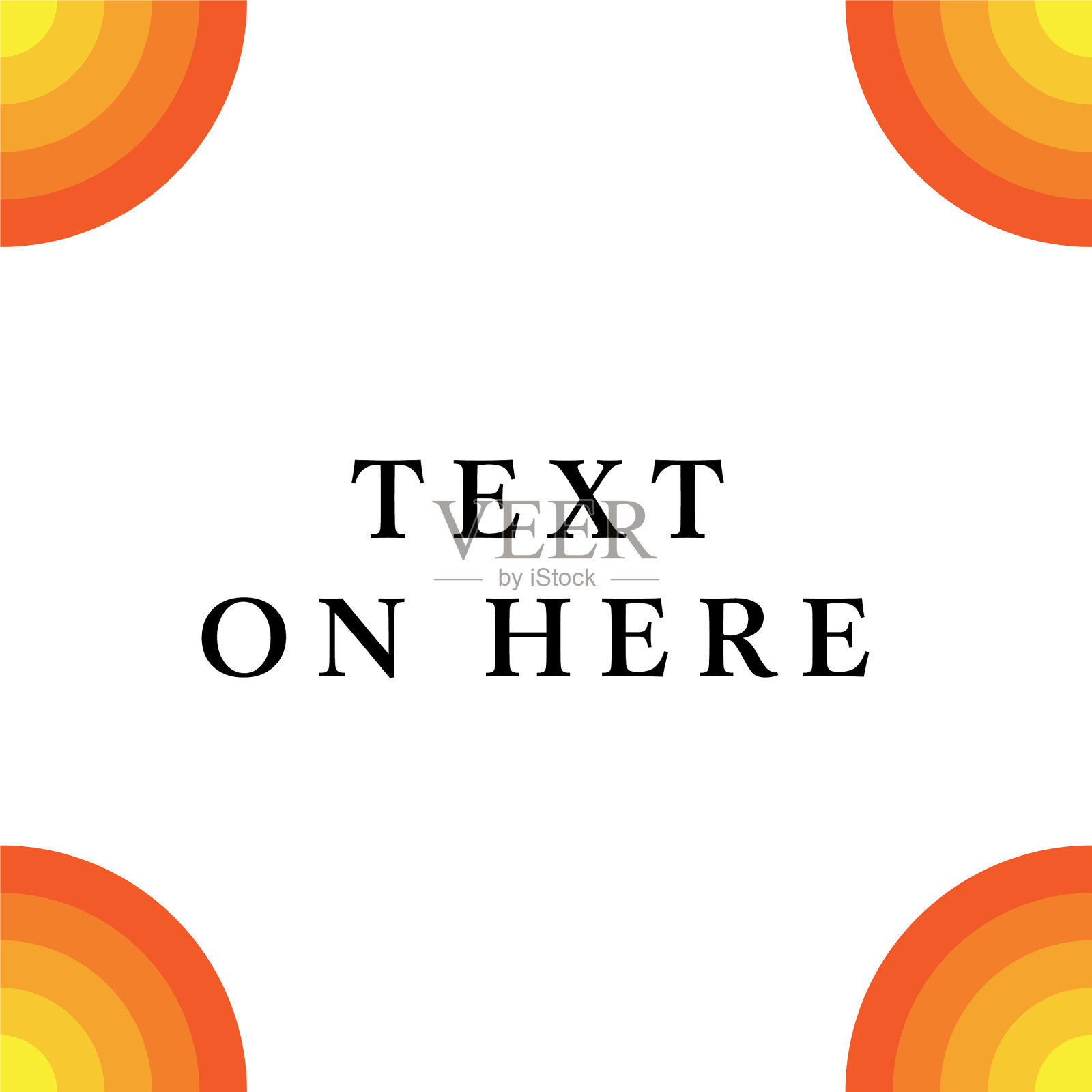 橘色的剪纸背景创意插画图片素材