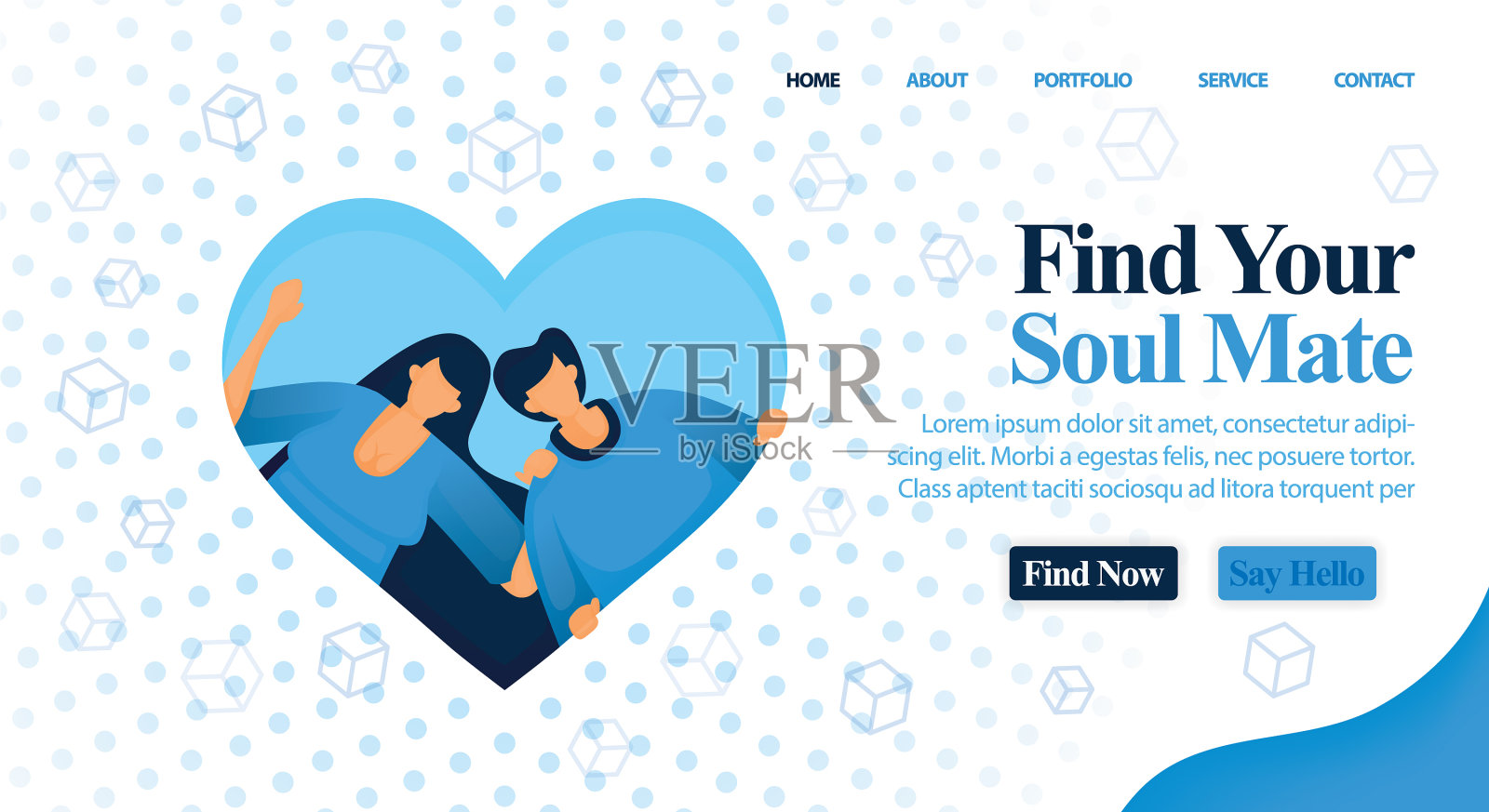 为媒人的朋友和计划你的网站设计模板素材