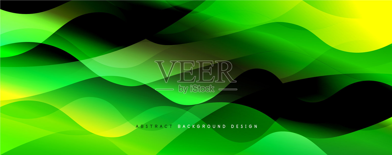 时尚简单的流体色彩渐变抽象插画图片素材