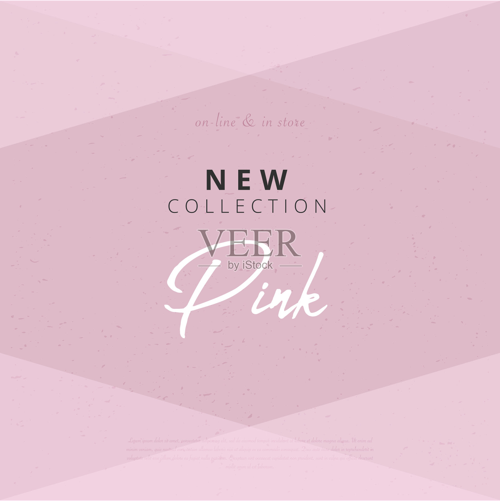 时尚或美丽的社交媒体横幅模板插画图片素材