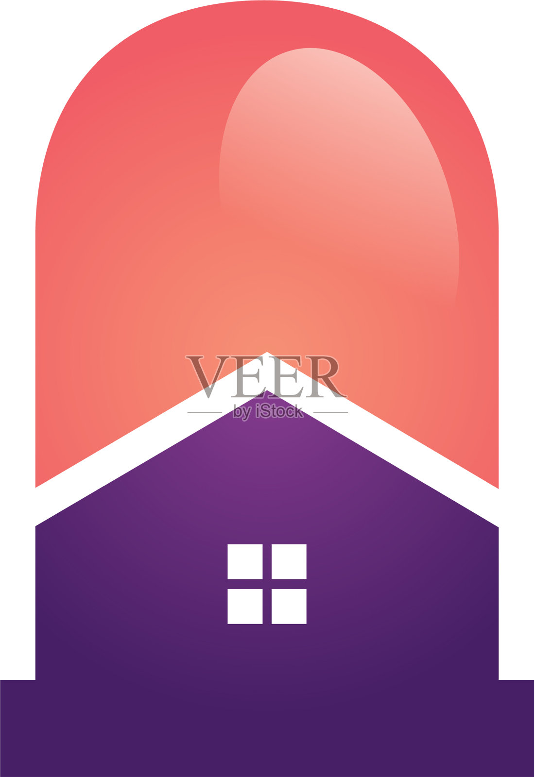 灯泡和房子图标图标素材