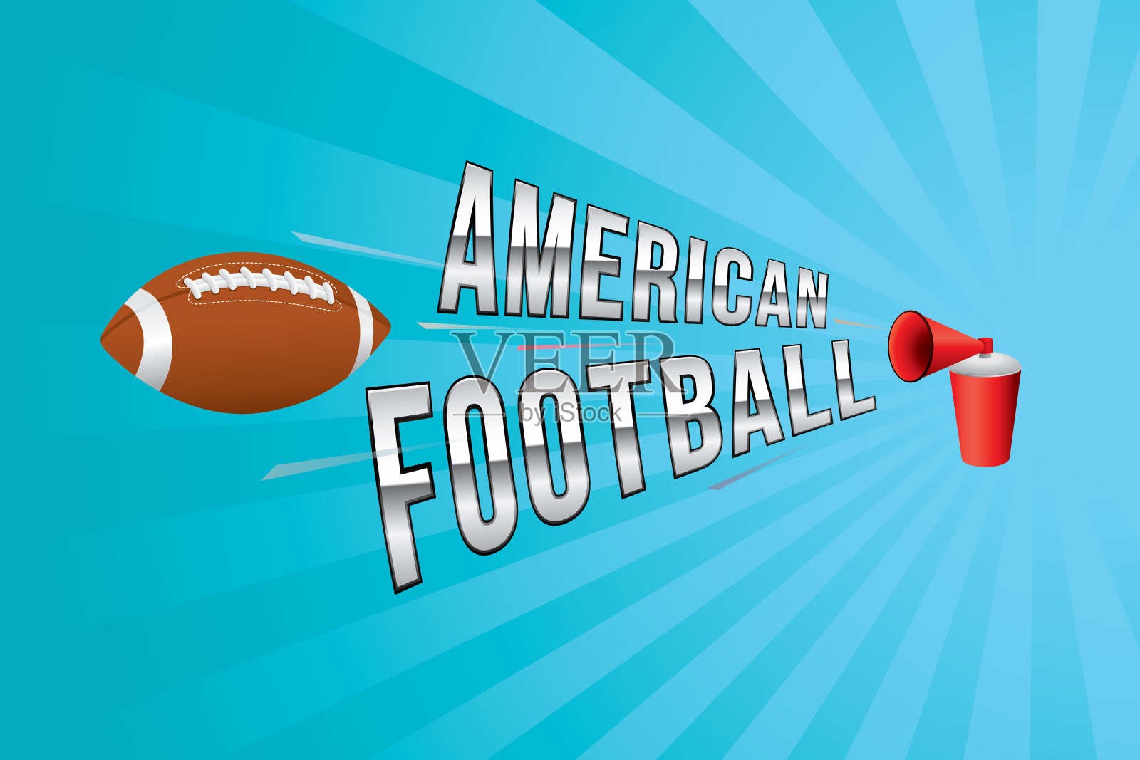 美式足球插画图片素材