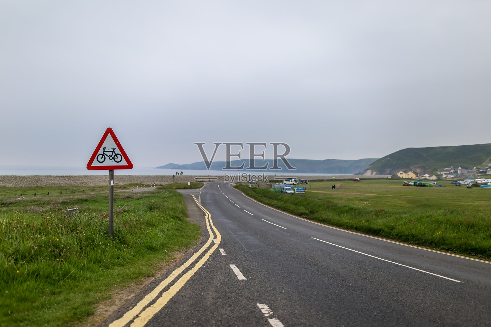 威尔士彭布罗克郡的海边景色照片摄影图片