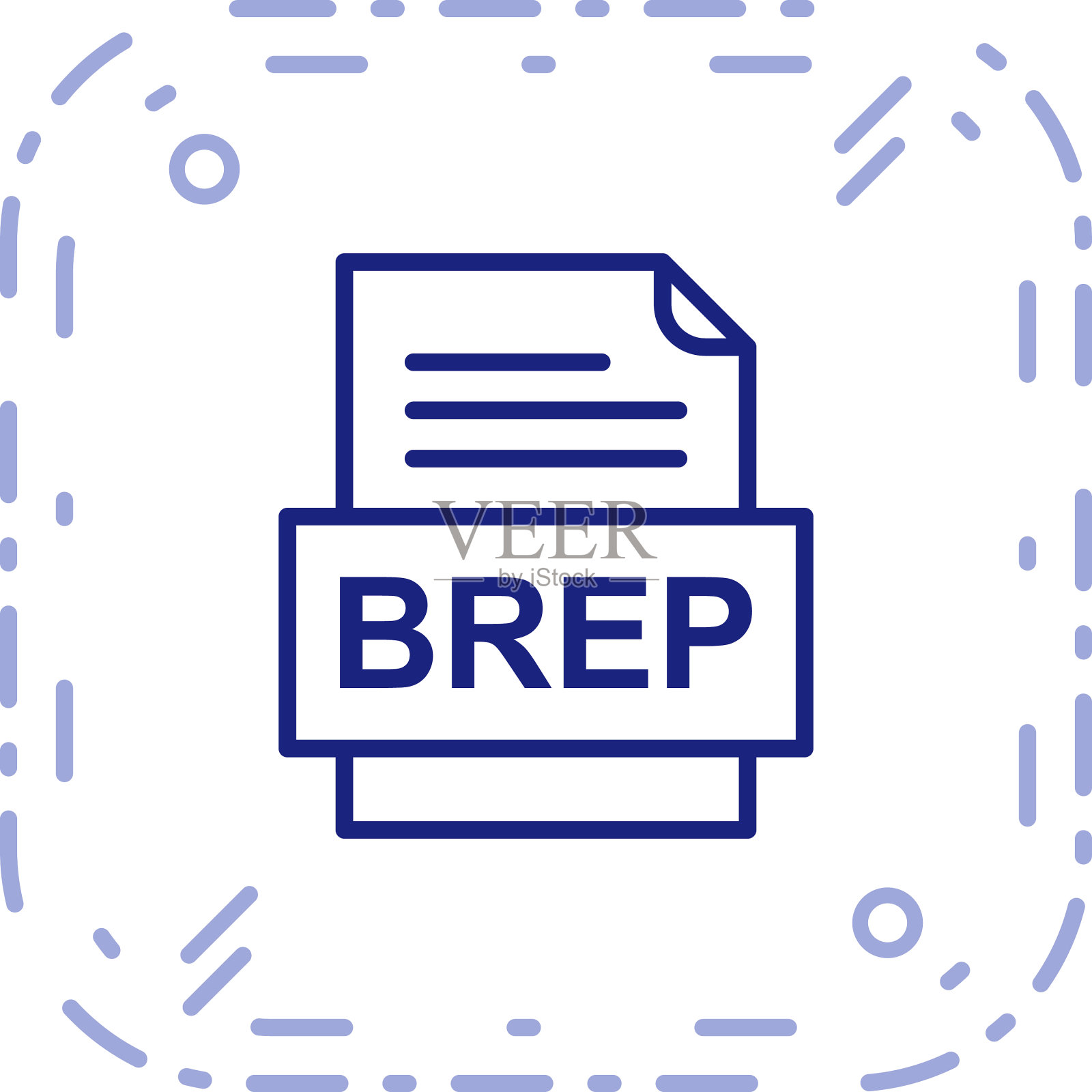 Brep文件文件图标插画图片素材