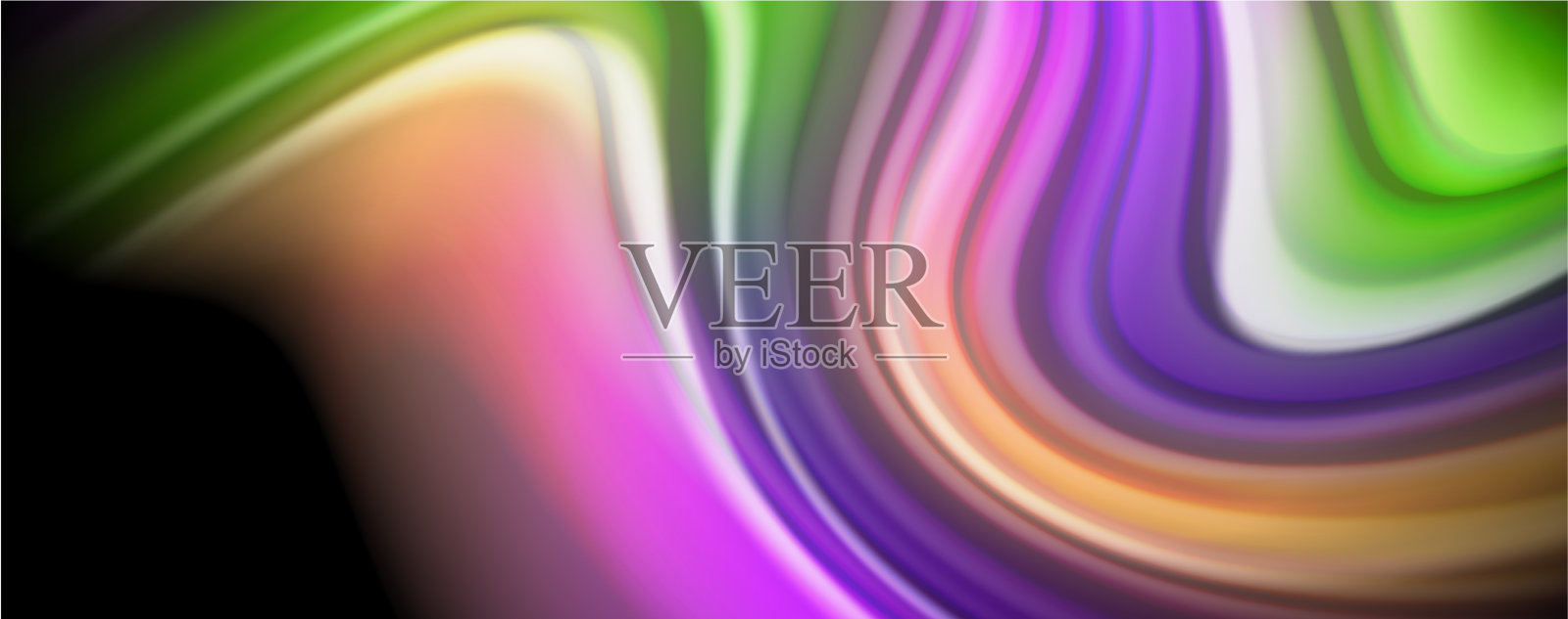 流光溢彩，流光溢彩插画图片素材