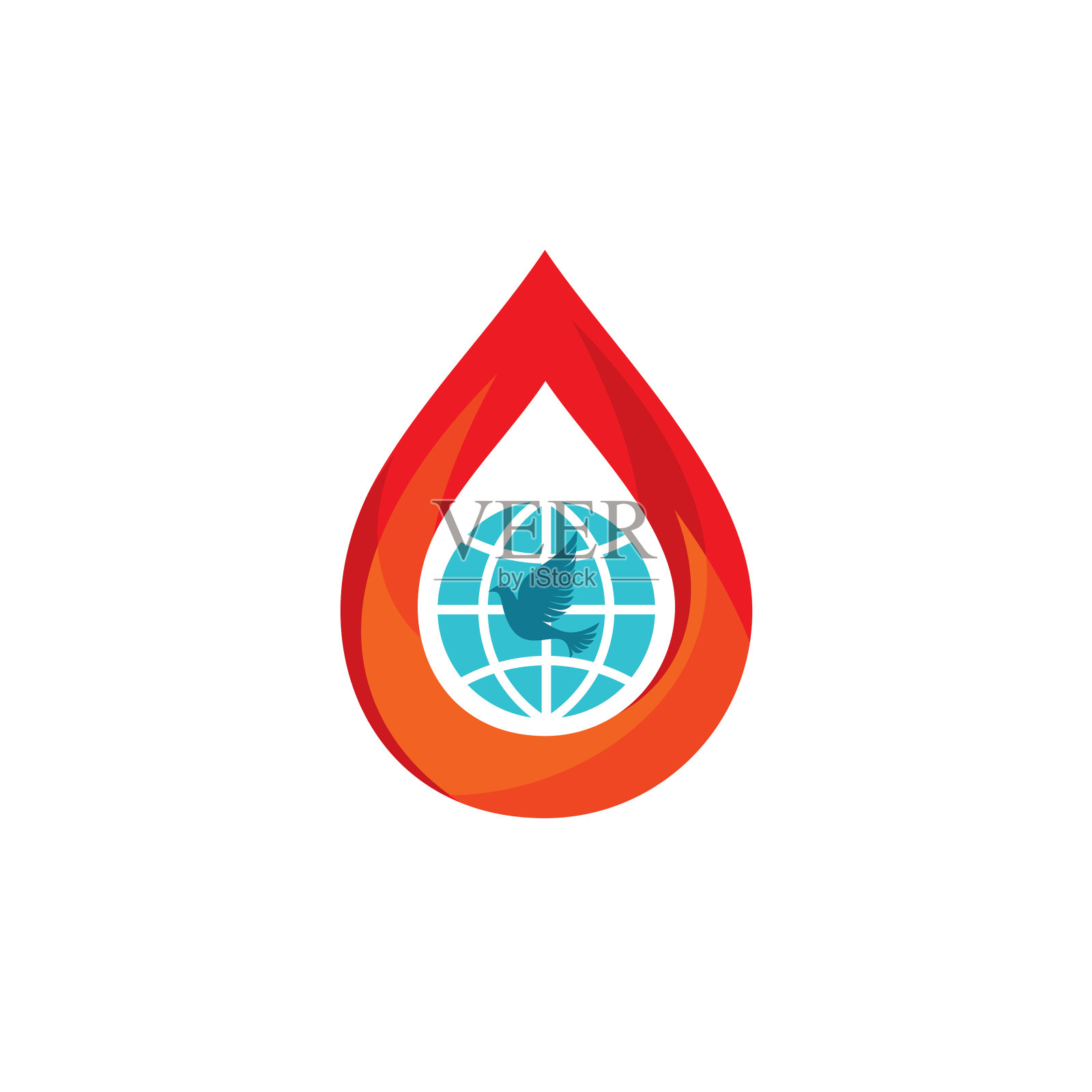 教堂标志和基督教符号设计元素图片