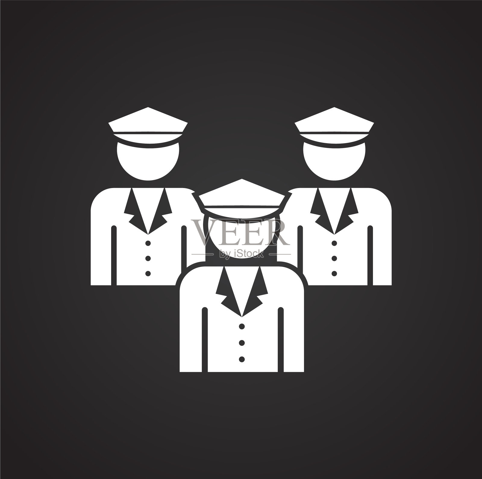 机场相关图标的背景图形和插画图片素材