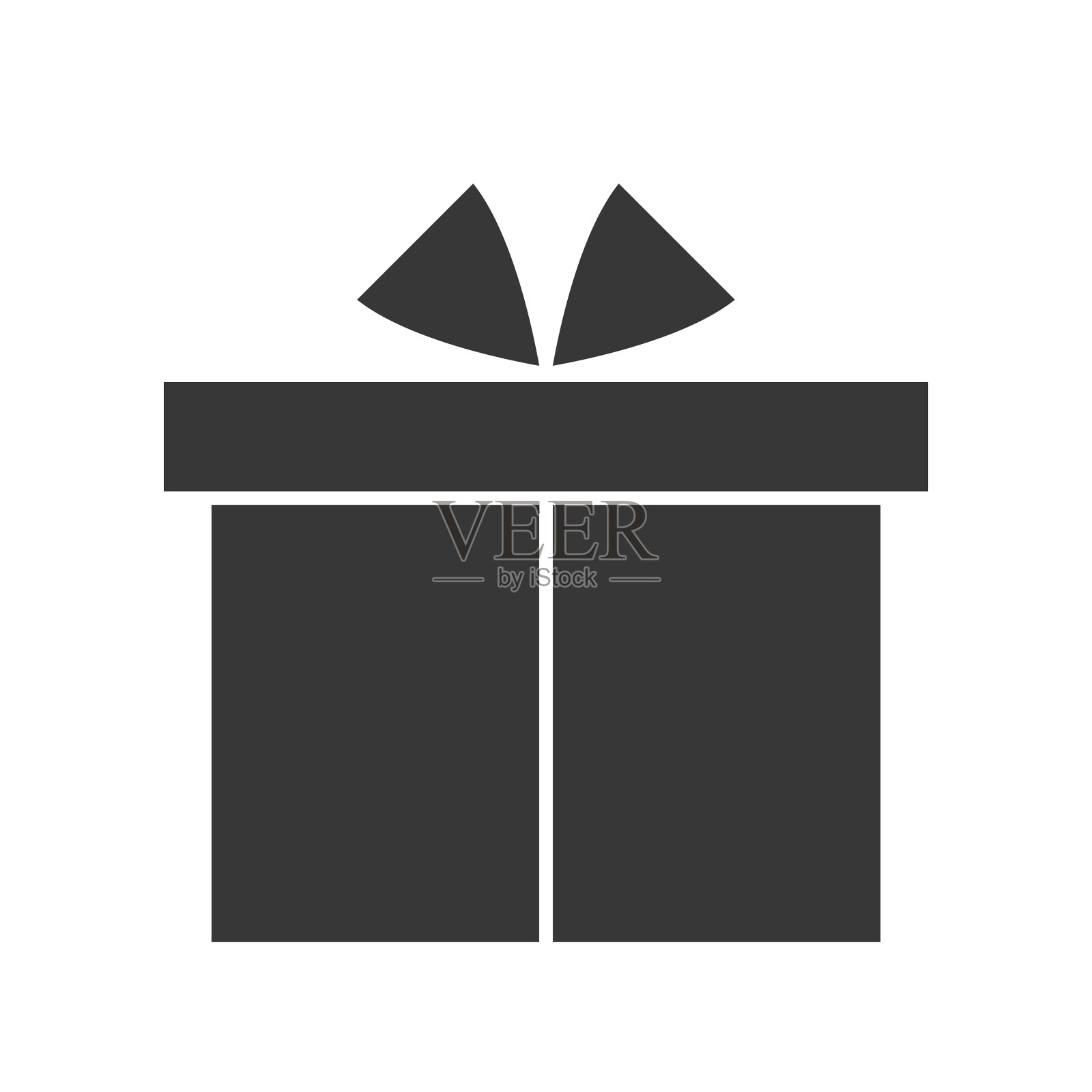 礼物盒圣诞快乐图标设置坚实的设计图标素材