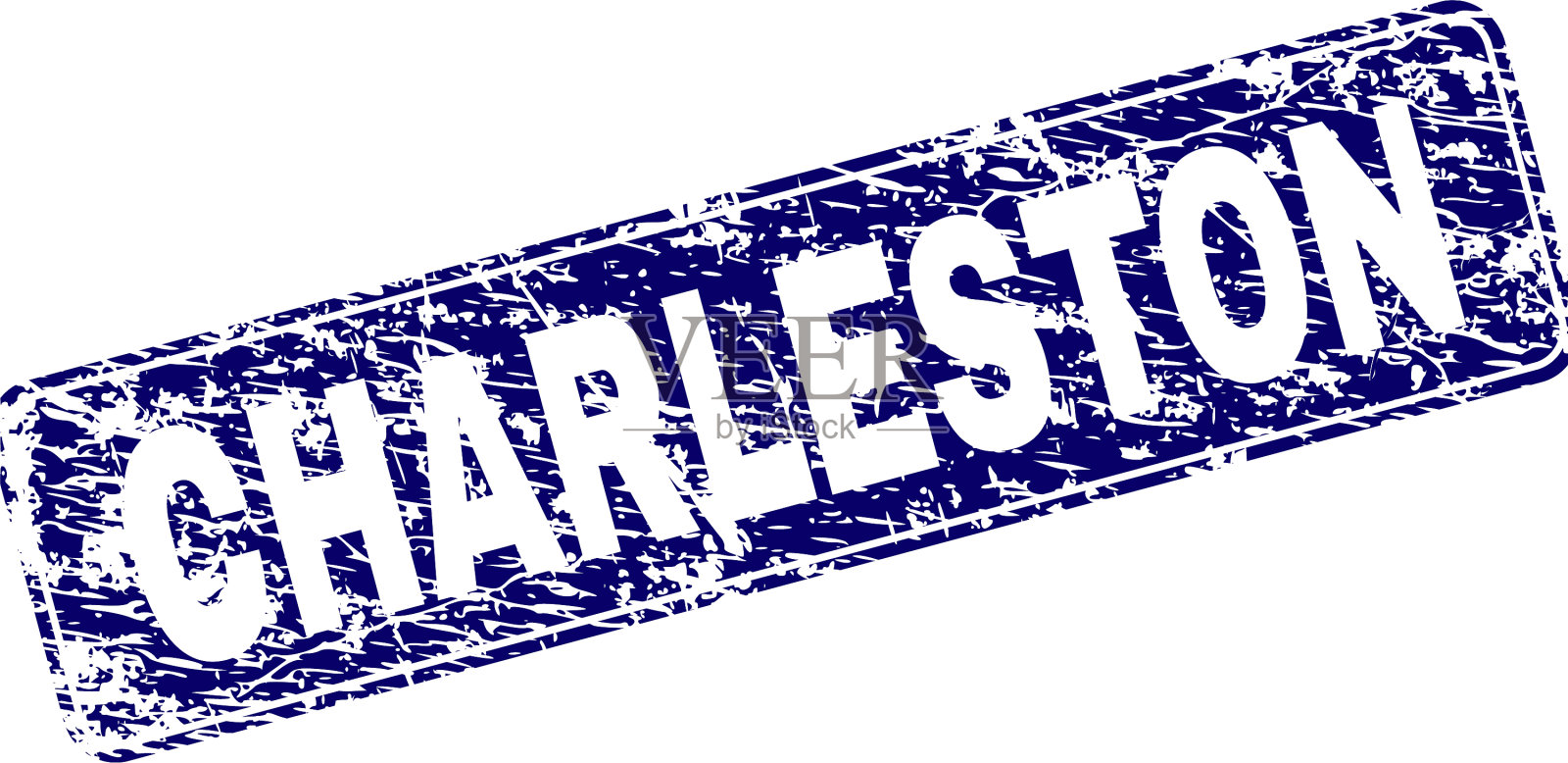 划查尔斯顿框圆角矩形插画图片素材