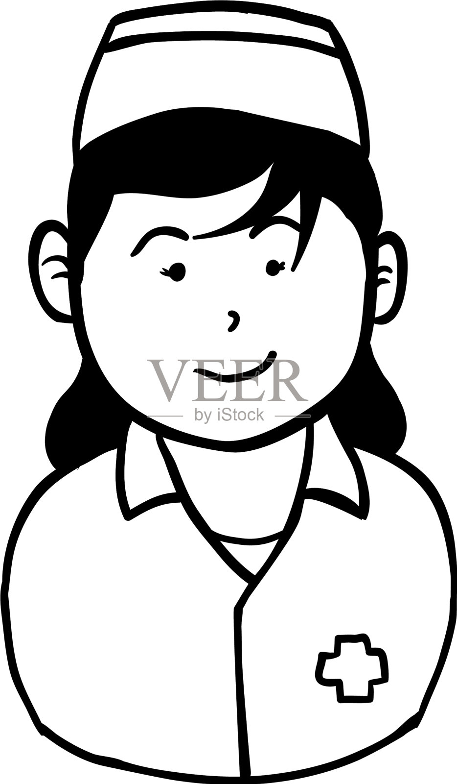 美丽的护士医疗品质设计元素图片