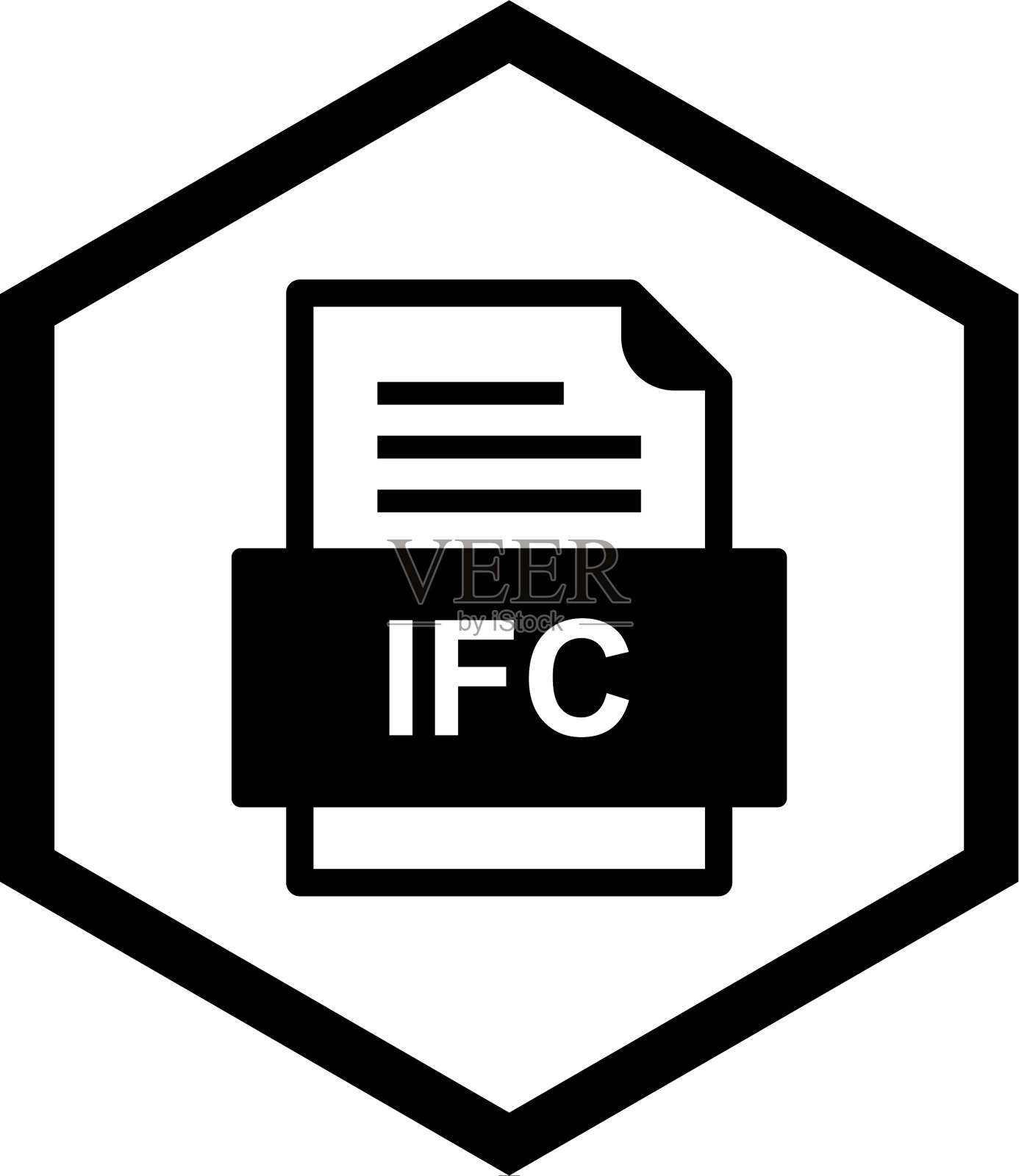 Ifc文件文档图标图标素材