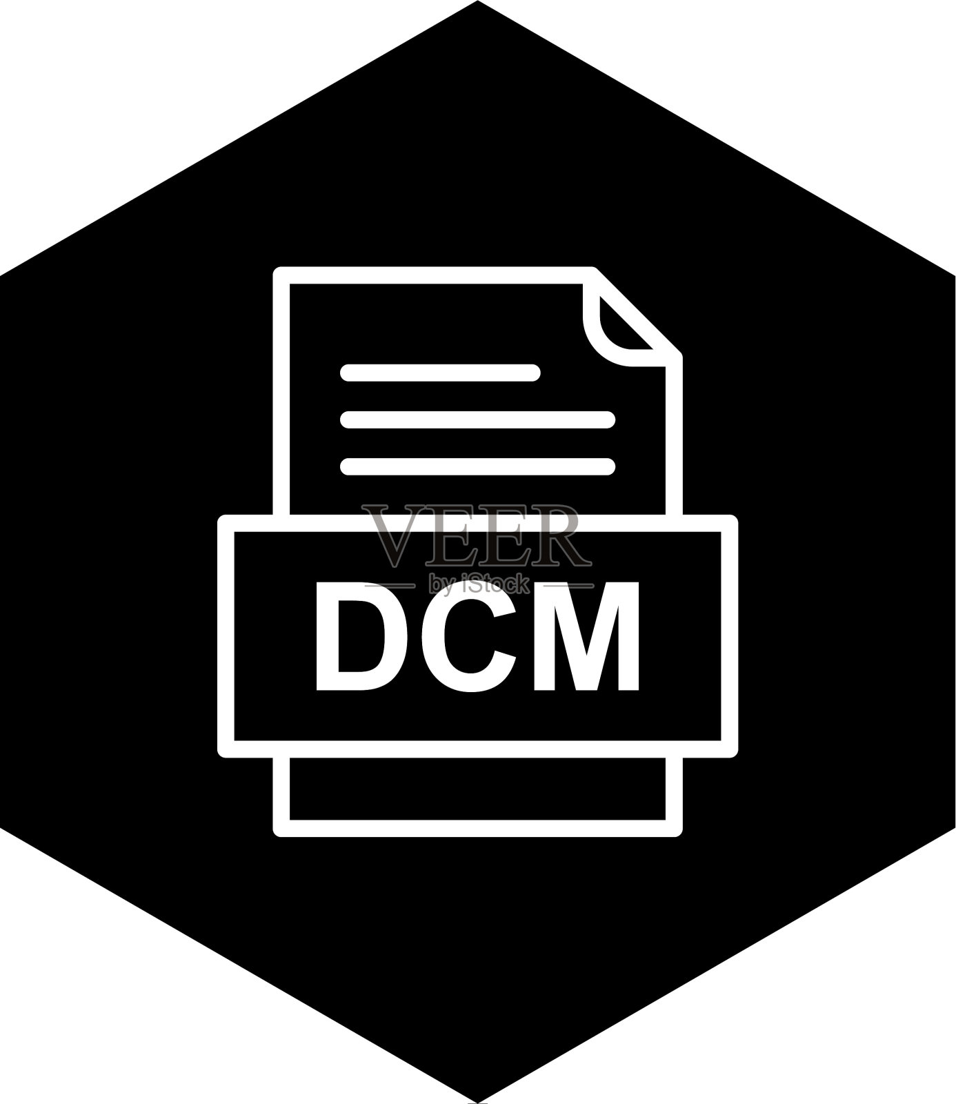 DCM文件文档图标设计元素图片
