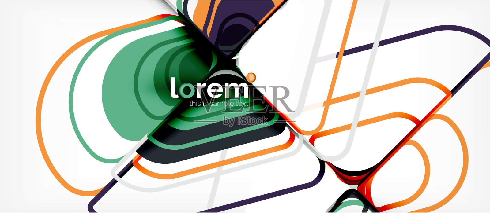 几何抽象背景插画图片素材