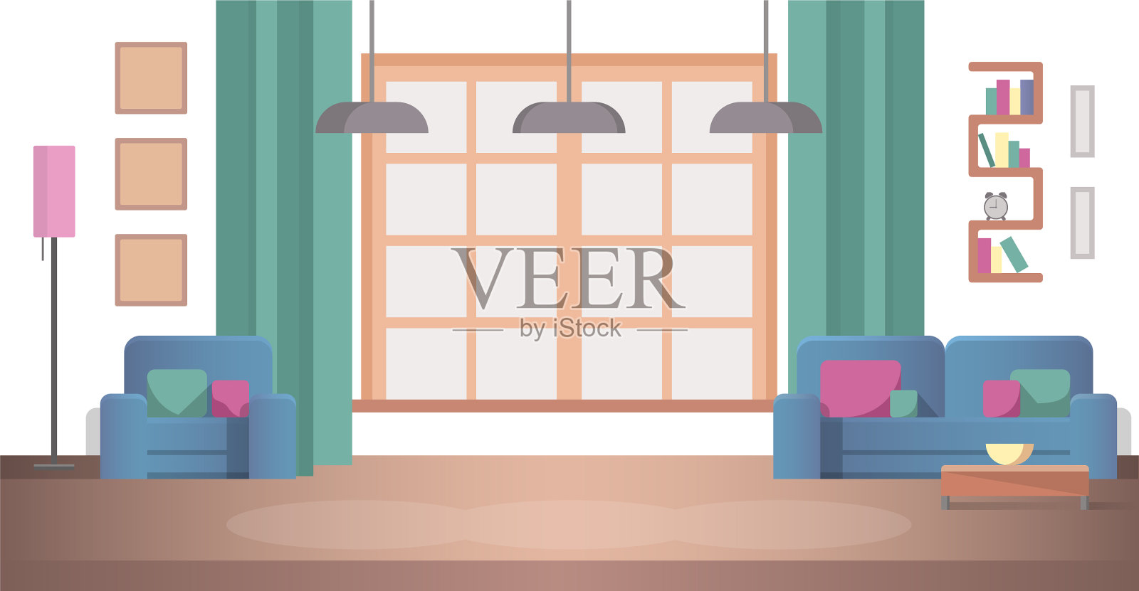 概念景观室内设计家居客厅设计元素图片