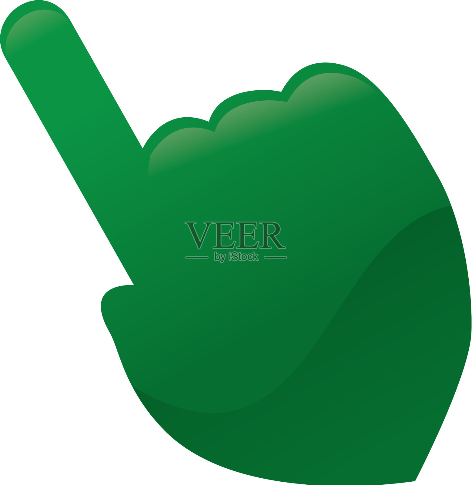 手人类索引孤立图标设计元素图片