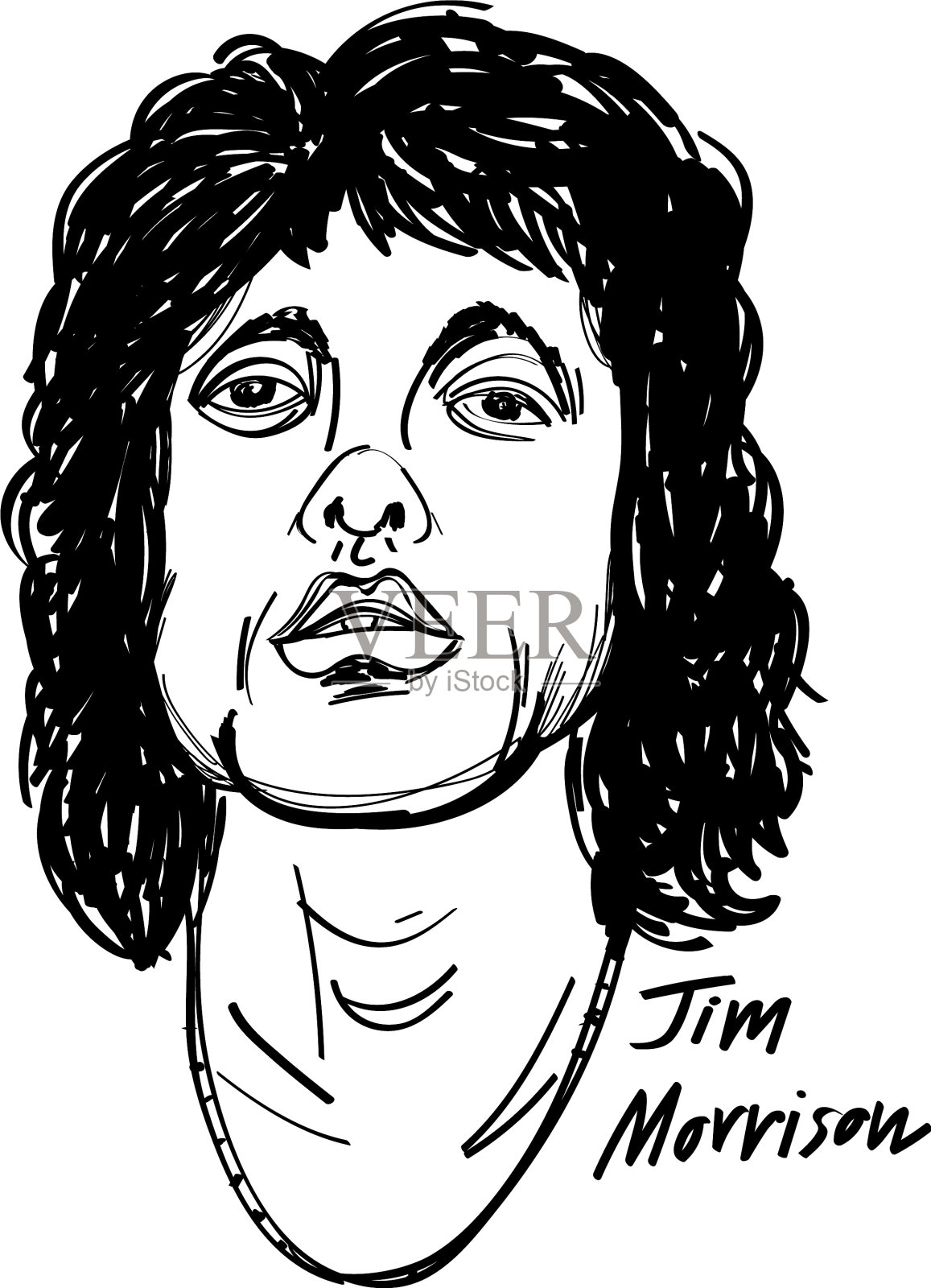 吉姆·莫里森设计元素图片