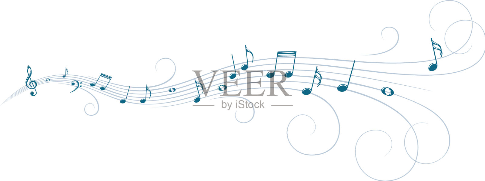 带音符的符号设计元素图片