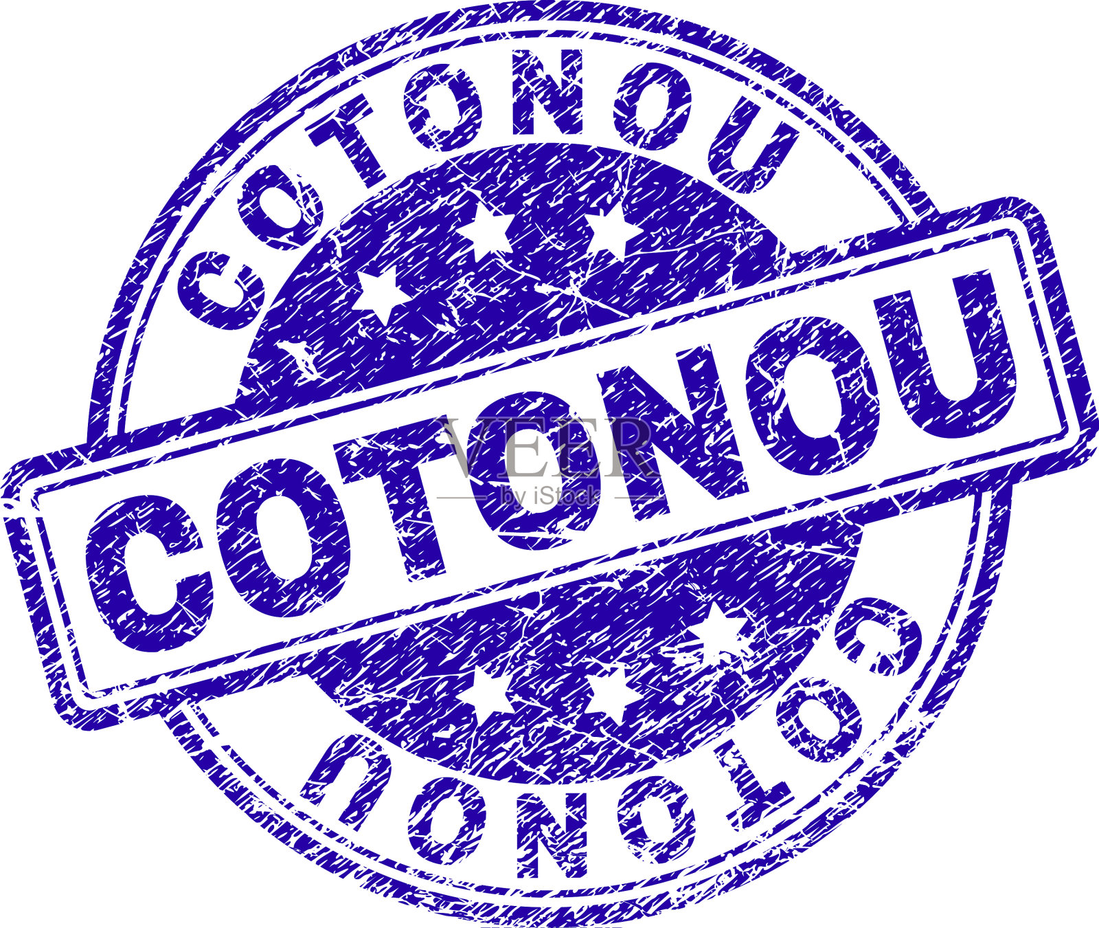 垃圾纹理科托努邮票印章插画图片素材