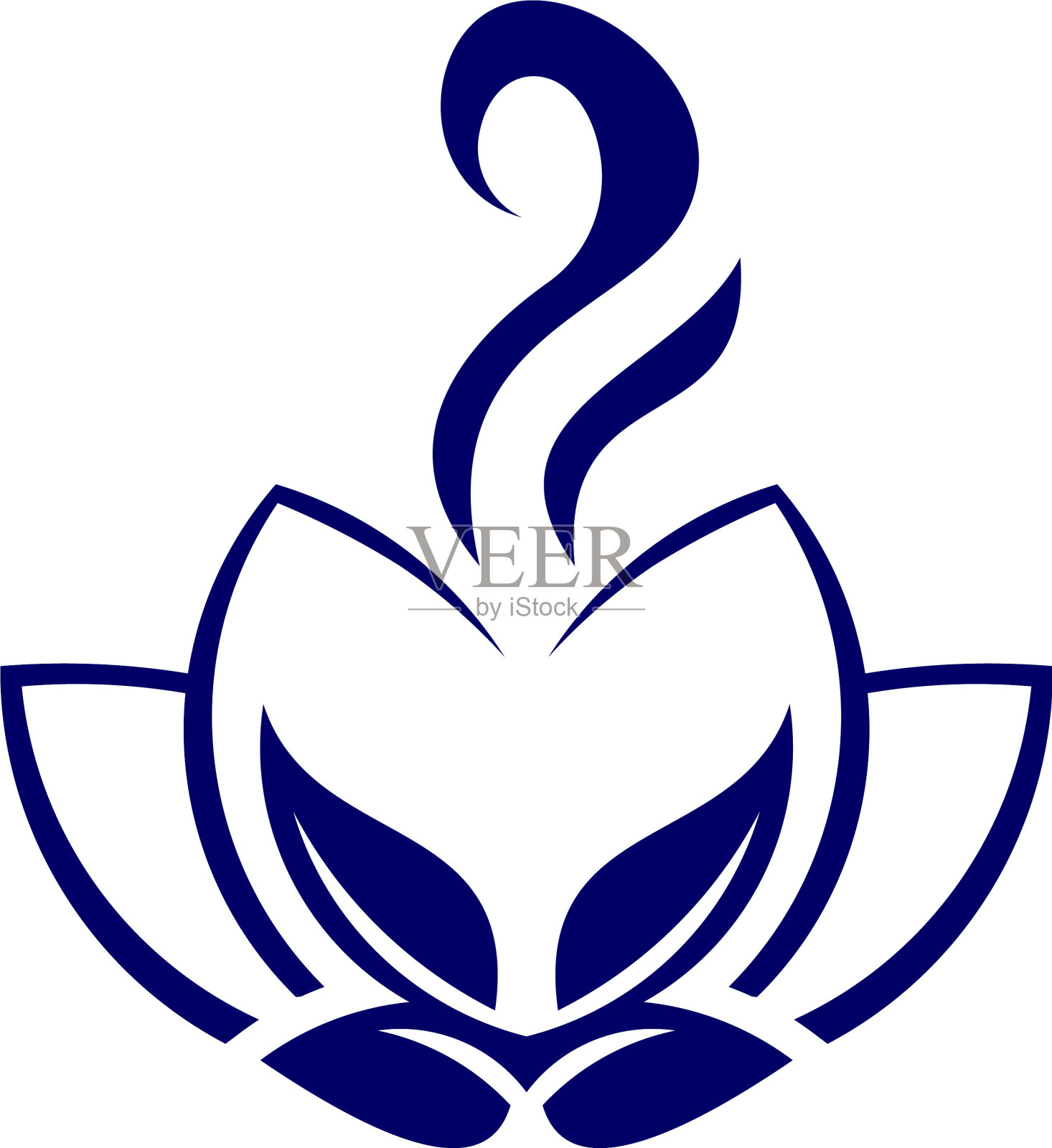 叶标志模板设计元素图片