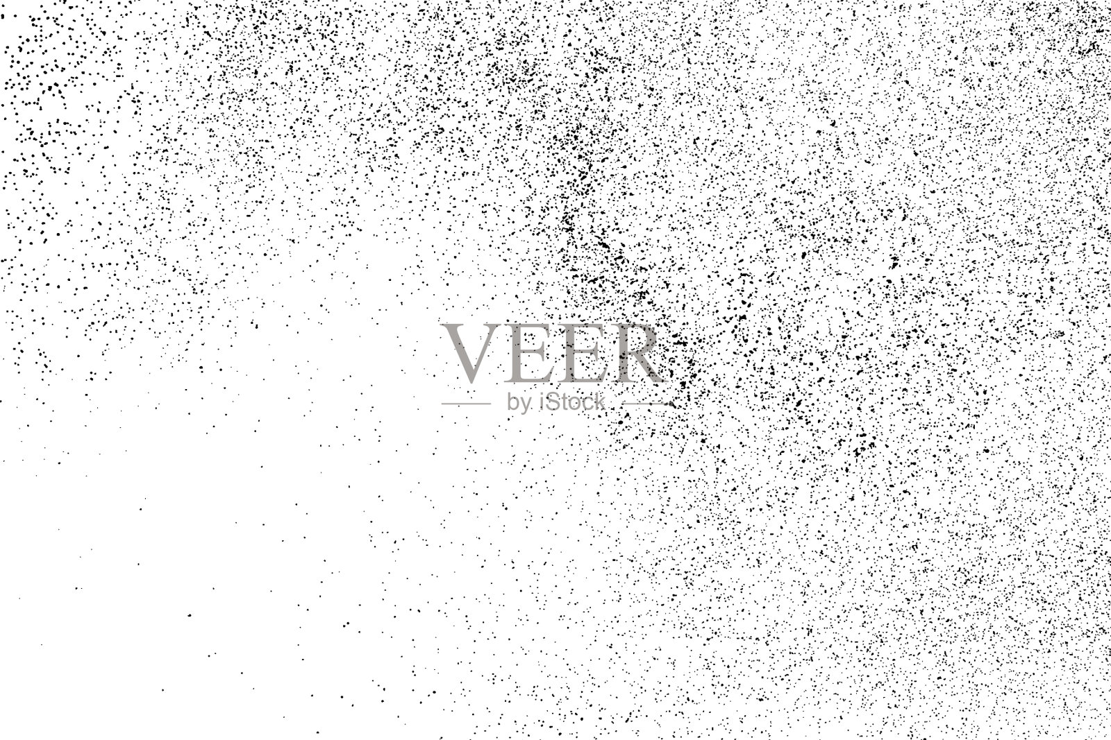 黑色颗粒状纹理孤立在白色上插画图片素材